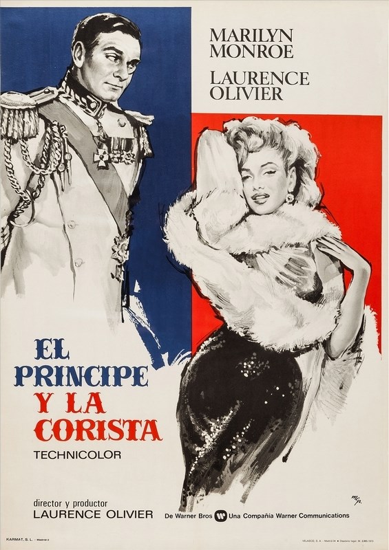 

Постер к фильму "Принц и танцовщица" (The Prince and the Showgirl) A2
