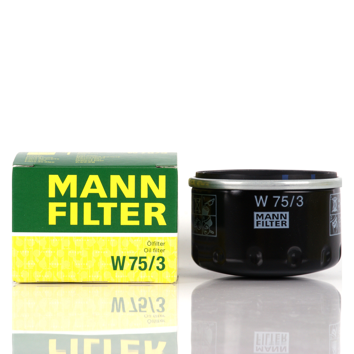 

Фильтр масляный двигателя MANNHUMMEL FILTER арт. W 75/3, W75/3