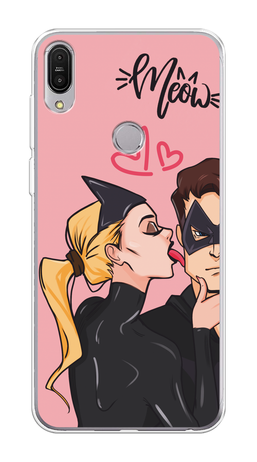 

Чехол Awog на Asus ZenFone Max Pro ZB602KL "Kiss of Cat Woman", Розовый;черный;бежевый, 43550-1