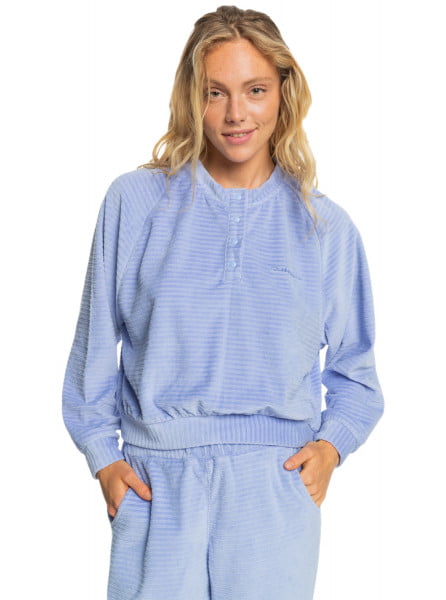 

Свитшот женский Quiksilver EQWFT03102 фиолетовый L, EQWFT03102
