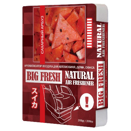 

KGBF-58 Ароматизатор воздуха "BIG FRESH" сахарный арбуз (200гр)