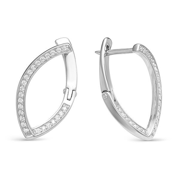 

Серьги из серебра Argentum Z2-9592, фианит, Z2-9592