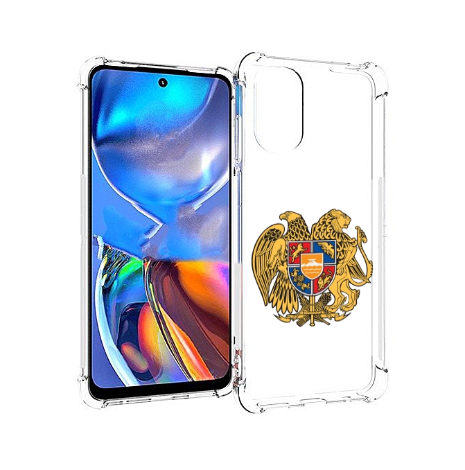 

Чехол MyPads герб-армении для Motorola Moto E32, Прозрачный, Tocco