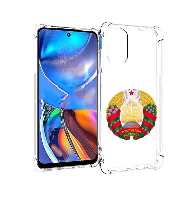 

Чехол MyPads герб-беларуси для Motorola Moto E32, Прозрачный, Tocco