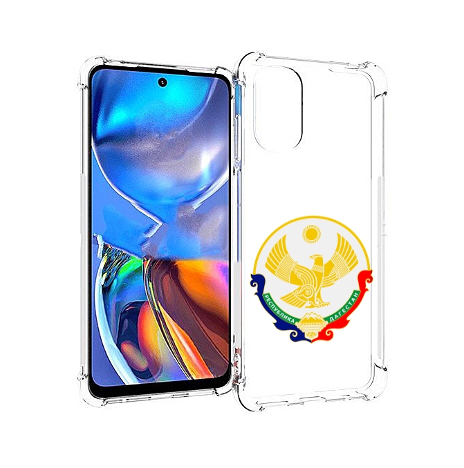 

Чехол MyPads герб-дагестан-махачкала для Motorola Moto E32, Прозрачный, Tocco