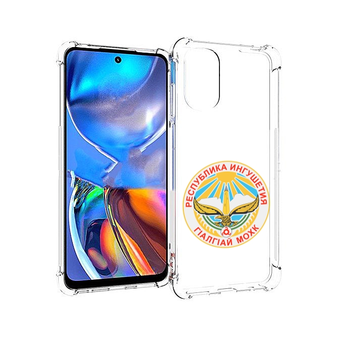 

Чехол MyPads герб-ингушетия-магас для Motorola Moto E32, Прозрачный, Tocco