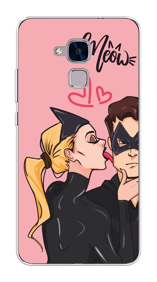 

Чехол Awog на Huawei Honor 5C (China) "Kiss of Cat Woman", Розовый;черный;бежевый, 60450-1