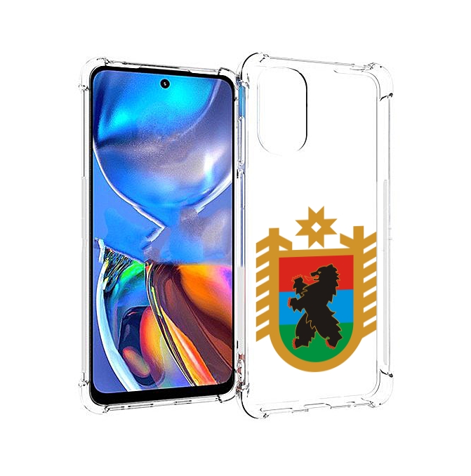 

Чехол MyPads герб-карелия-петрозаводск для Motorola Moto E32, Прозрачный, Tocco