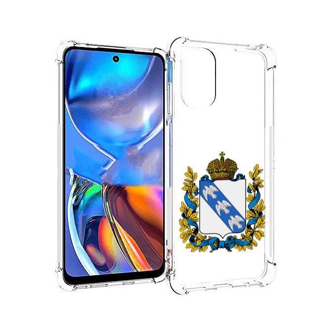

Чехол MyPads герб-курская-область для Motorola Moto E32, Прозрачный, Tocco