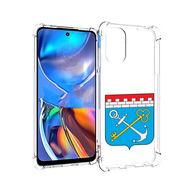 

Чехол MyPads герб-ленинградская-область-питер для Motorola Moto E32, Прозрачный, Tocco