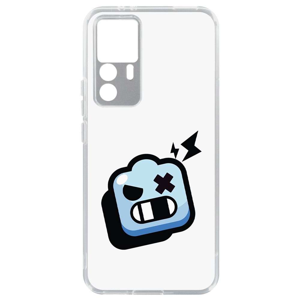 

Чехол-накладка Кейс Brawl Stars-Роборубка для Xiaomi 12T, Прозрачный