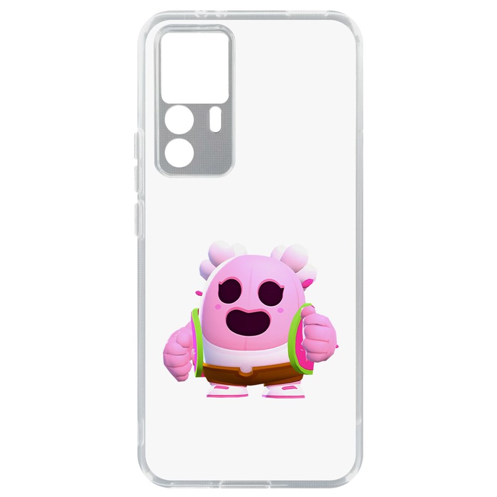 

Чехол-накладка Кейс Brawl Stars-Сакура Спайк для Xiaomi 12T, Прозрачный