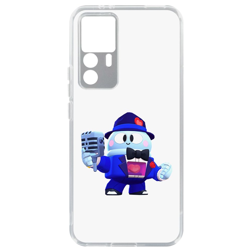 

Чехол-накладка Кейс Brawl Stars-Стильный Лу для Xiaomi 12T, Прозрачный