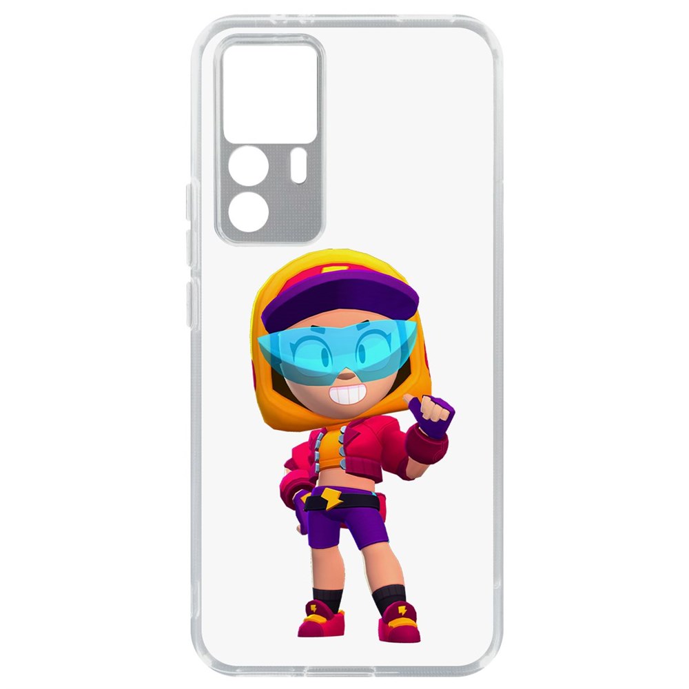 

Чехол-накладка Кейс Brawl Stars-Стритстайл Макс для Xiaomi 12T, Прозрачный