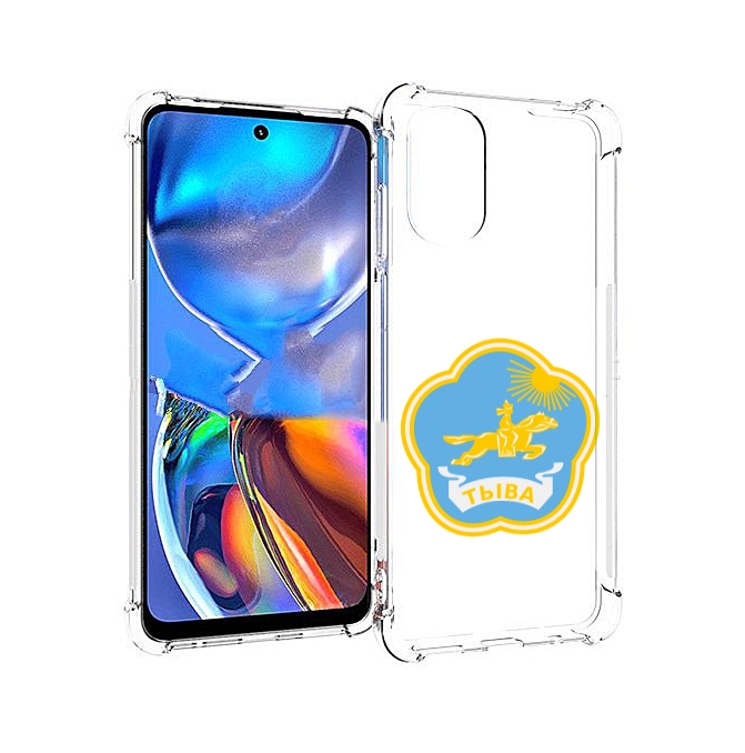 

Чехол MyPads герб-тыва-кызыл для Motorola Moto E32, Прозрачный, Tocco