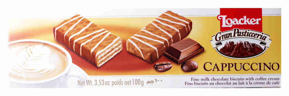 

Вафли Loacker Gran Pasticceria Капучино глазированные 100 г