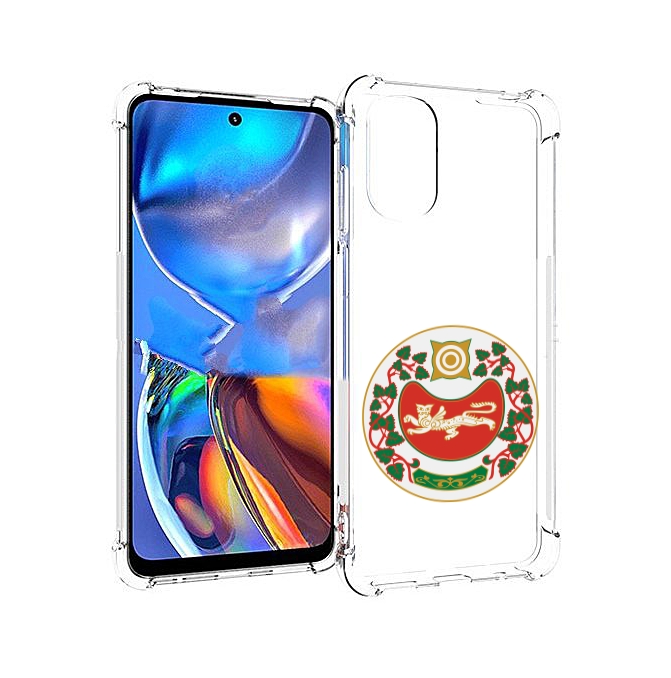 

Чехол MyPads герб-хакасия-абакан для Motorola Moto E32, Прозрачный, Tocco