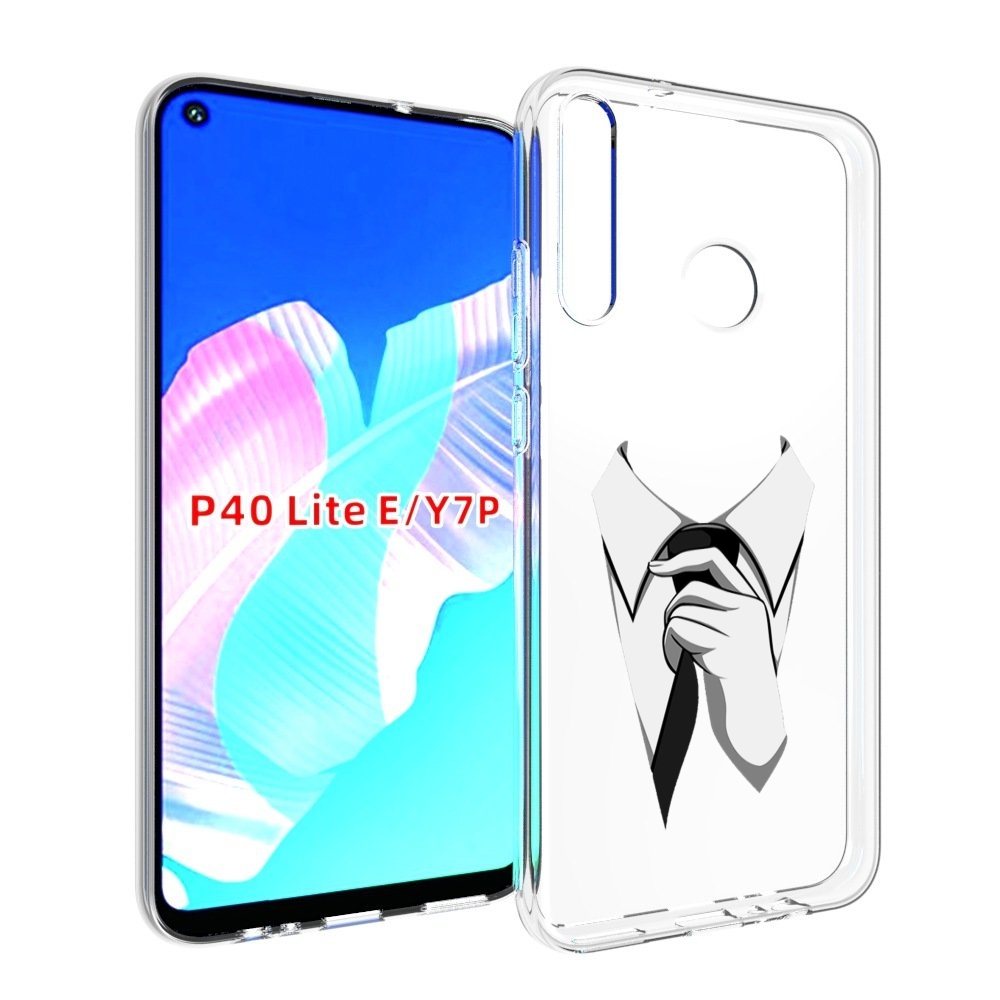Чехол бампер MyPads галстук для Huawei P40 Lite E