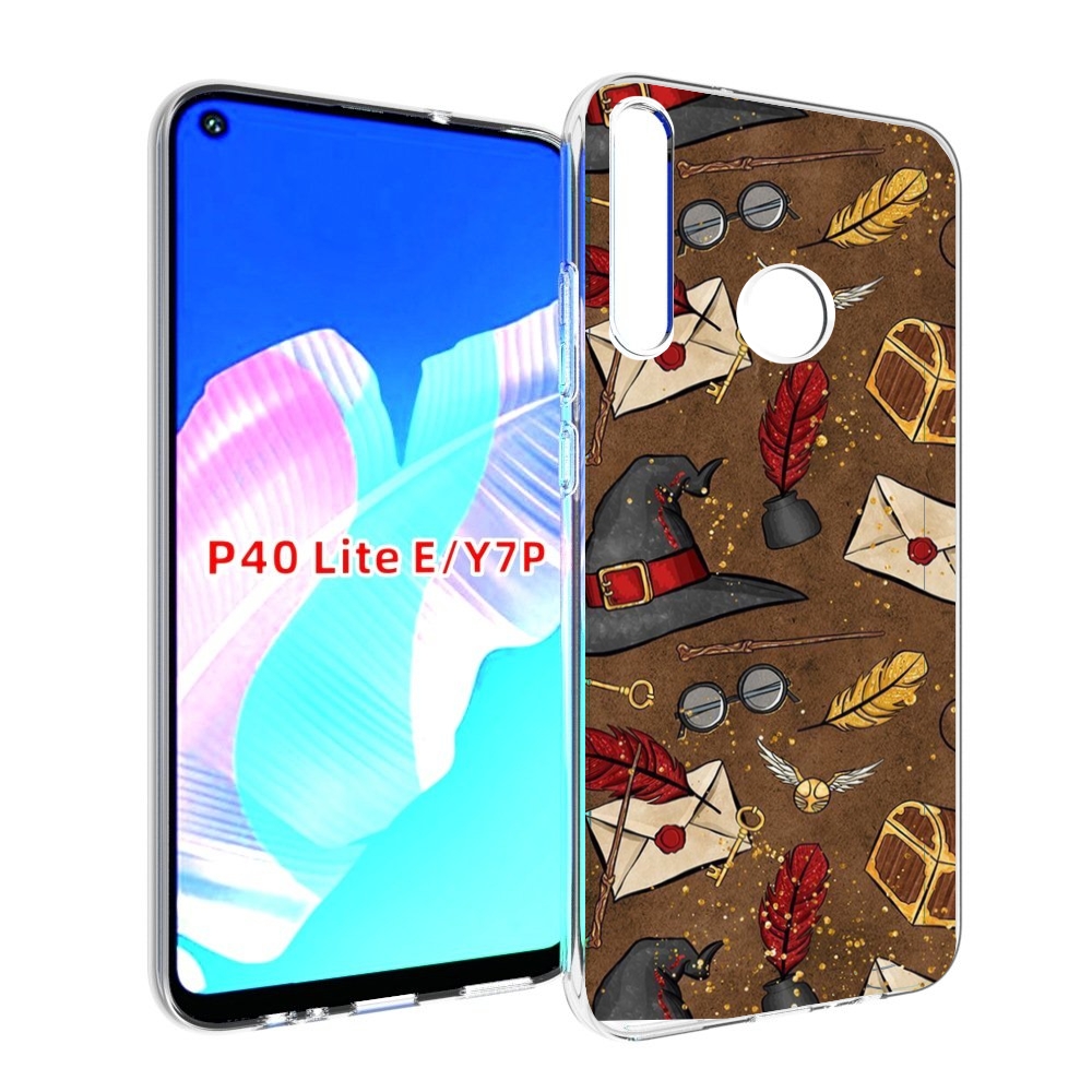 

Чехол бампер MyPads гарри-поттер-вайб для Huawei P40 Lite E, Прозрачный, Tocco