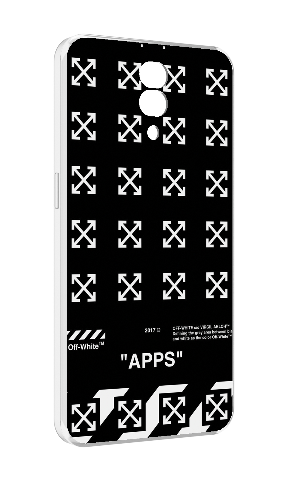 

Чехол MyPads оф-вайт-значки для Blackview BV7200, Прозрачный, Tocco