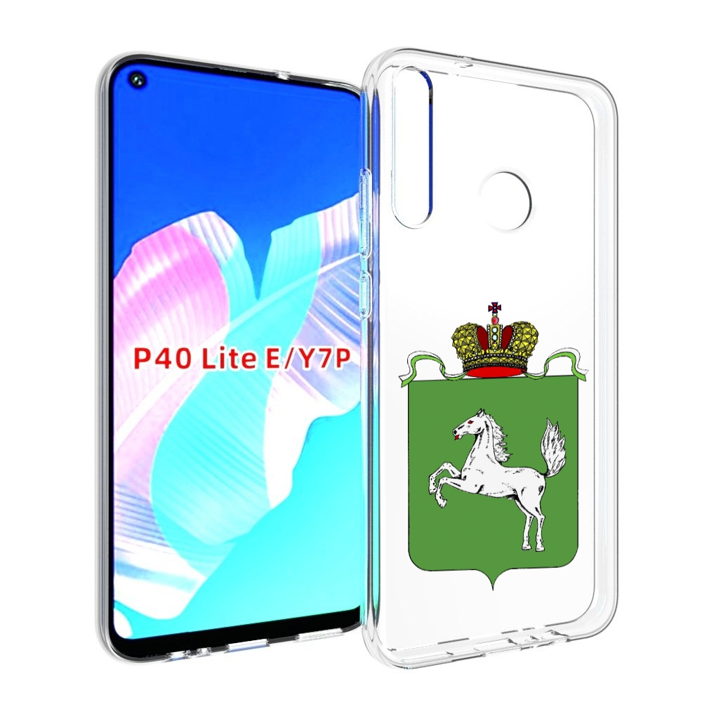 Чехол бампер MyPads герб томская область для Huawei P40 Lite E