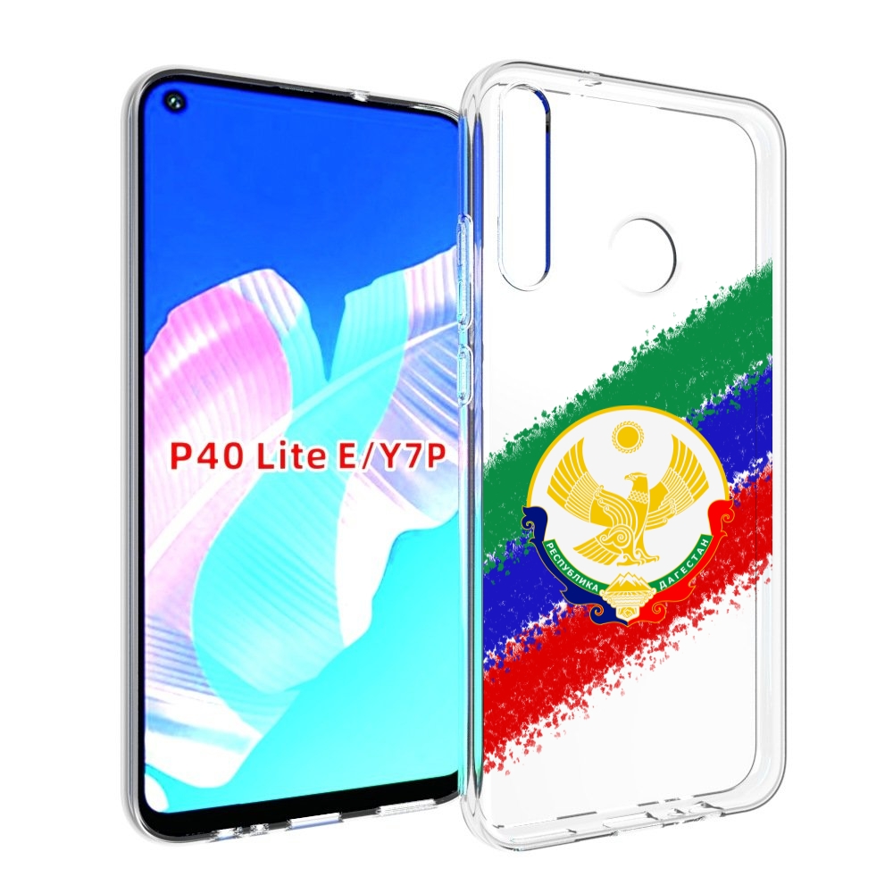 

Чехол бампер MyPads герб флаг Дагестана для Huawei P40 Lite E, Прозрачный, Tocco