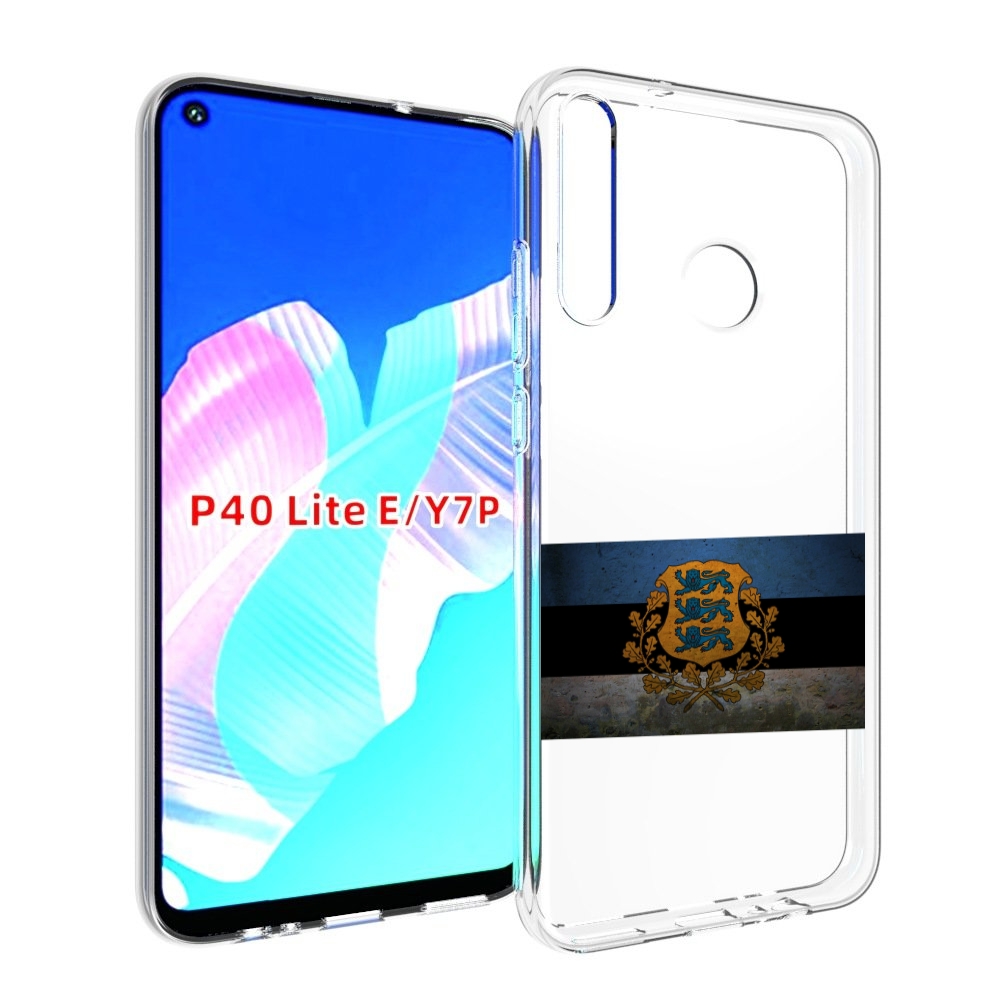 

Чехол бампер MyPads герб флаг эстонии-1 для Huawei P40 Lite E, Прозрачный, Tocco