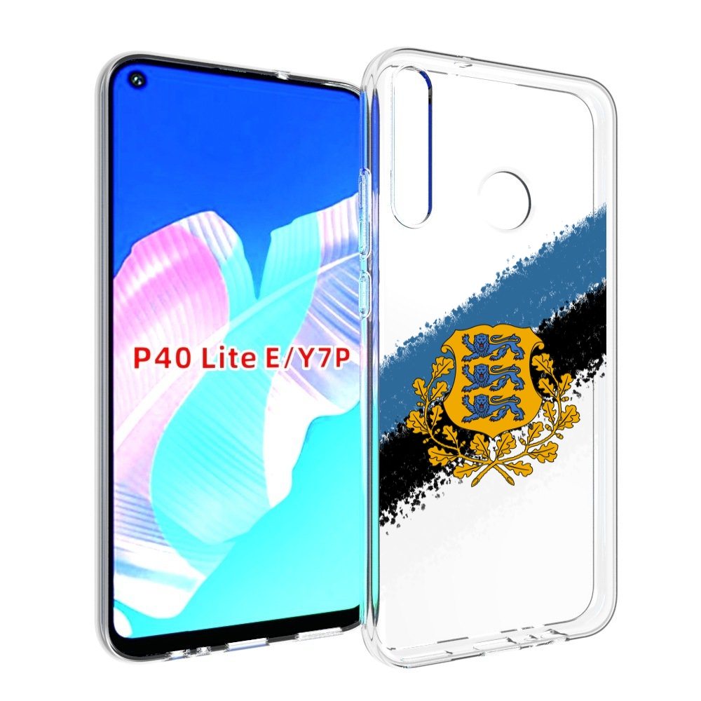 

Чехол бампер MyPads герб флаг эстонии-2 для Huawei P40 Lite E, Прозрачный, Tocco