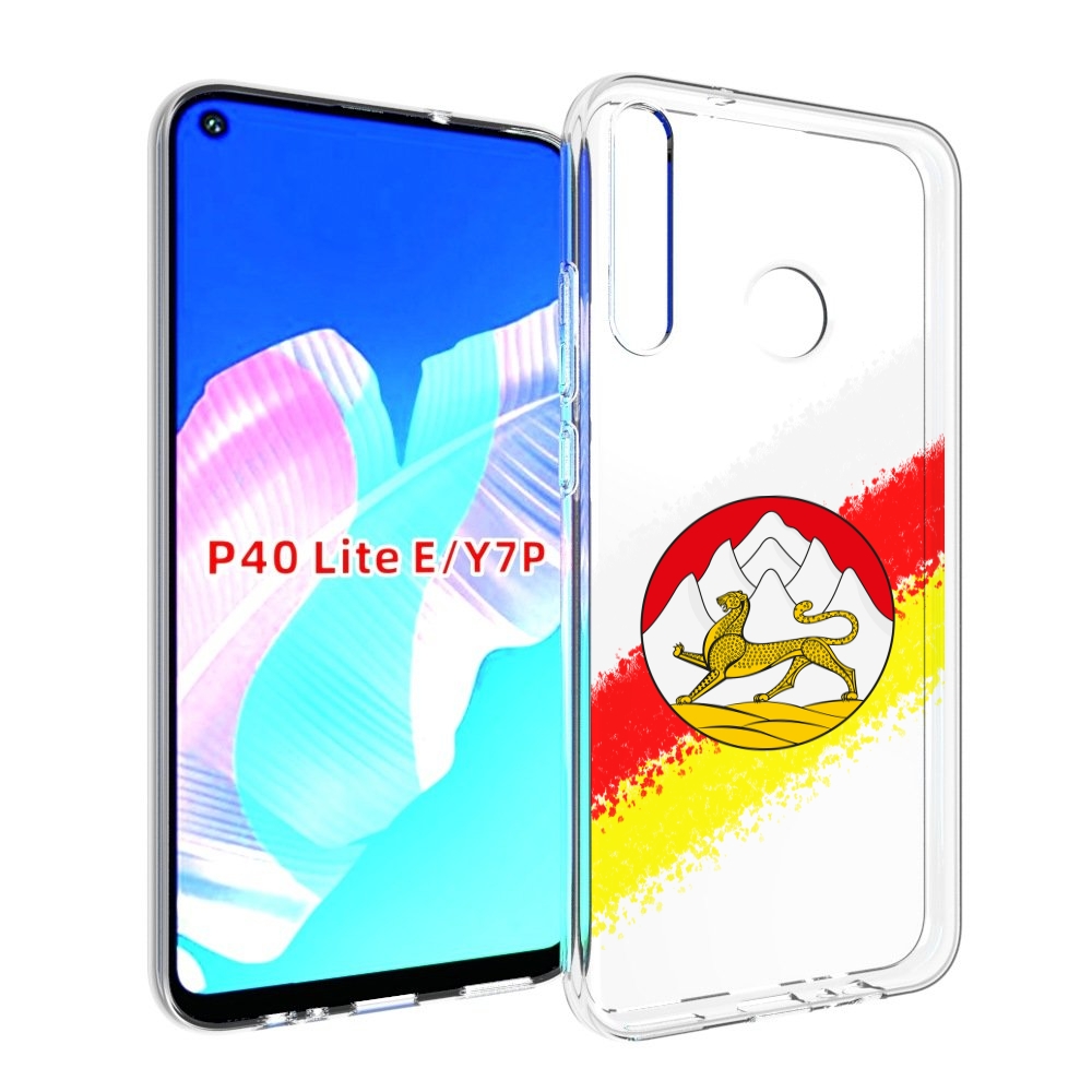 Чехол бампер MyPads герб флаг южная осетия для Huawei P40 Lite E