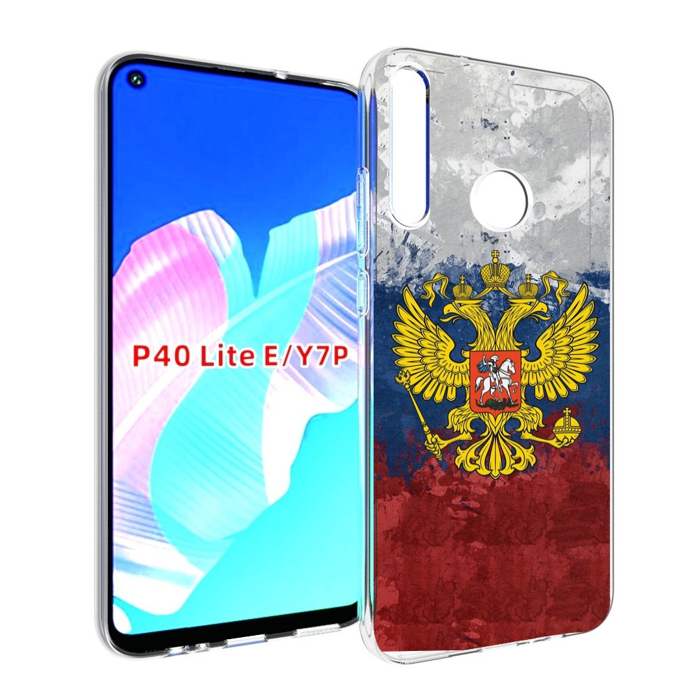 

Чехол бампер MyPads герб-России для Huawei P40 Lite E, Прозрачный, Tocco
