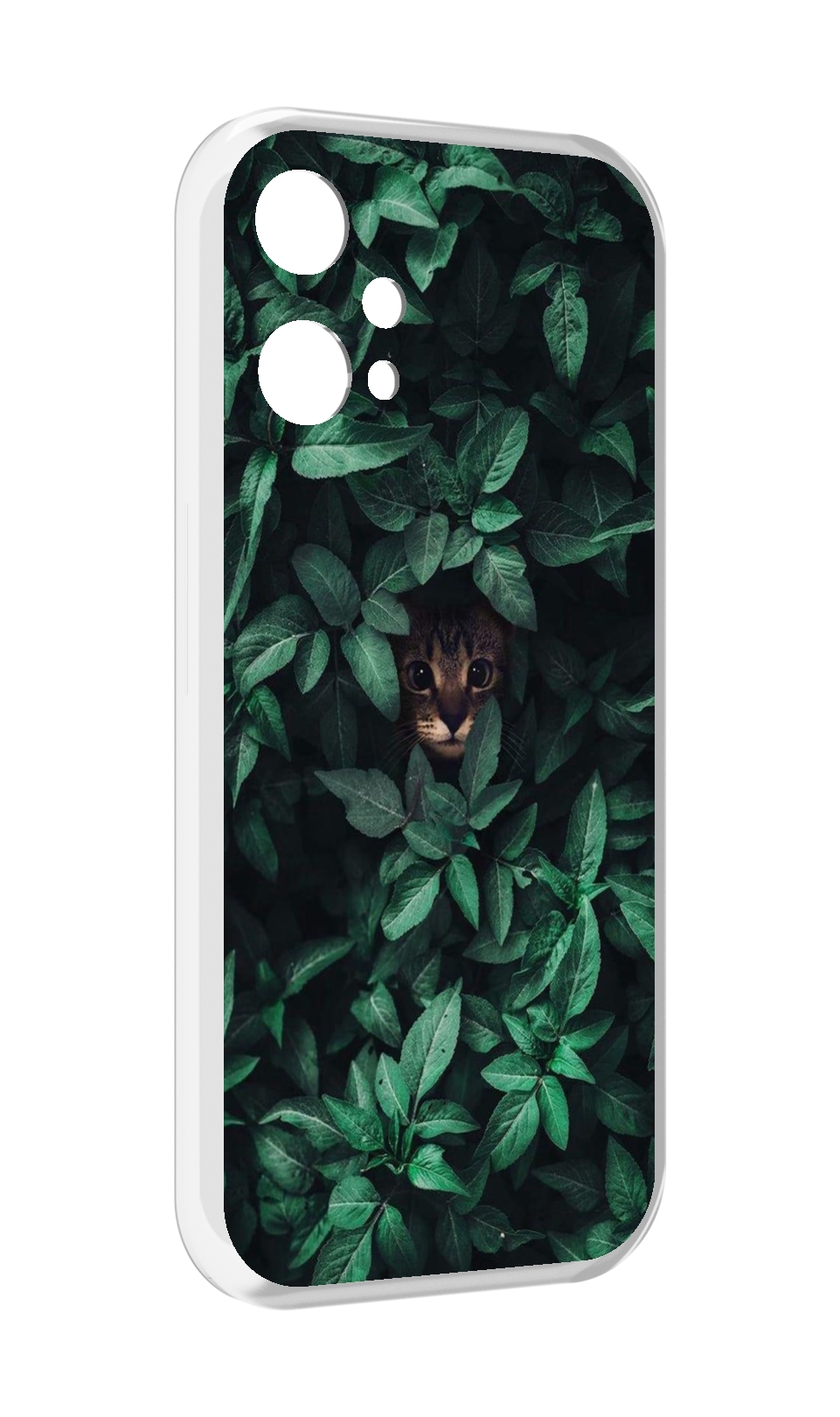

Чехол MyPads котенок в листьях для OnePlus Nord CE 2 Lite 5G, Прозрачный, Tocco