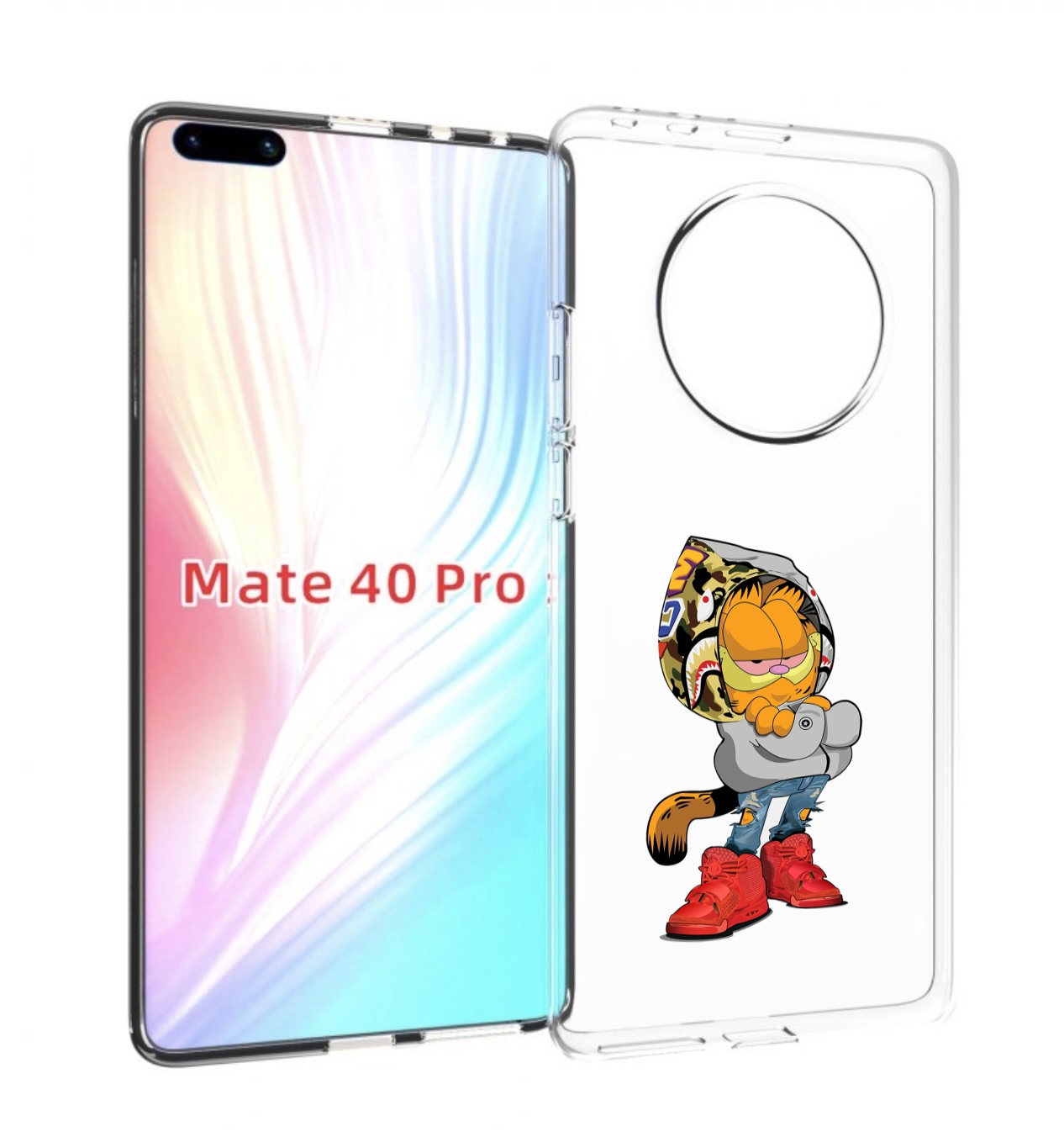 

Чехол MyPads модный-котяра детский для Huawei Mate 40 Pro (NOH-NX9), Прозрачный, Tocco