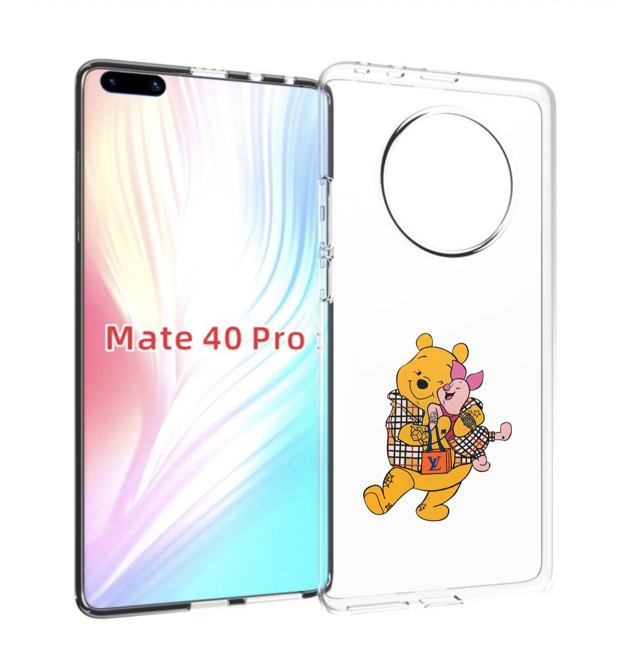 

Чехол MyPads модный-медведь-из-винни-пуха для Huawei Mate 40 Pro (NOH-NX9), Прозрачный, Tocco