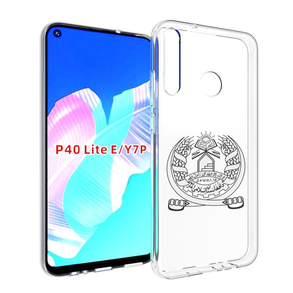 

Чехол бампер MyPads герб-афганистан для Huawei P40 Lite E, Прозрачный, Tocco