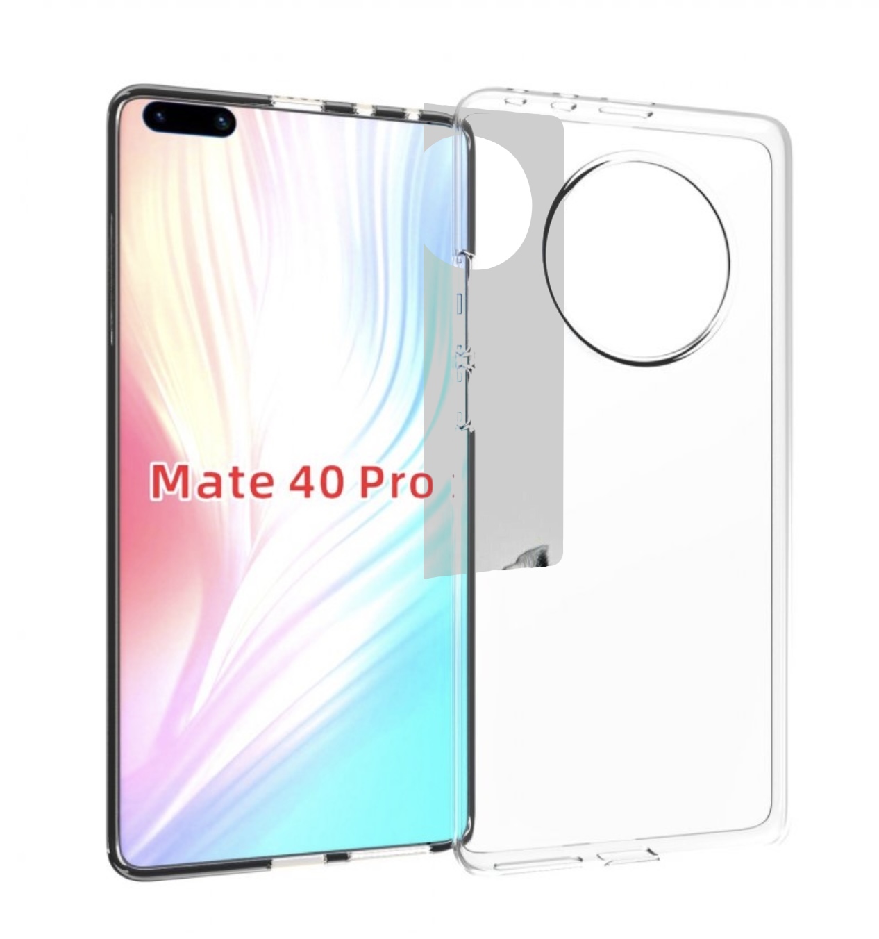 

Чехол MyPads мопс для Huawei Mate 40 Pro (NOH-NX9), Прозрачный, Tocco