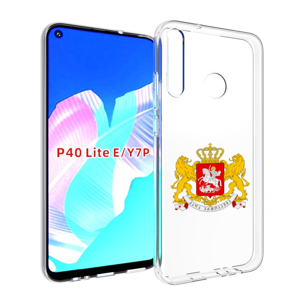

Чехол бампер MyPads герб-грузии для Huawei P40 Lite E, Прозрачный, Tocco