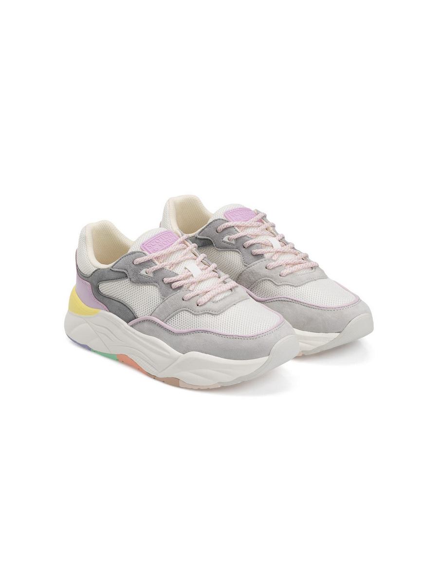 

Кроссовки женские Scotch & Soda 1390006 серые 37 EU, Серый, 001390006