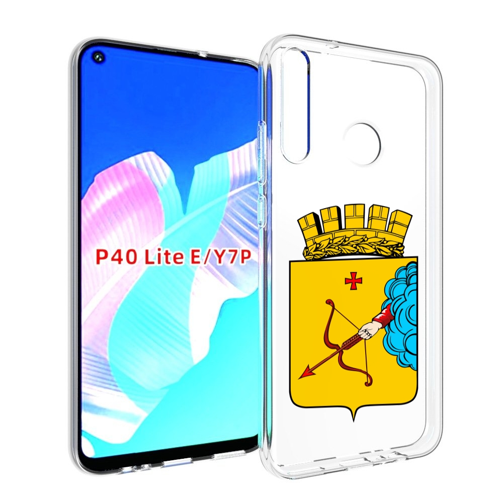 

Чехол бампер MyPads герб-кировская-область для Huawei P40 Lite E, Прозрачный, Tocco
