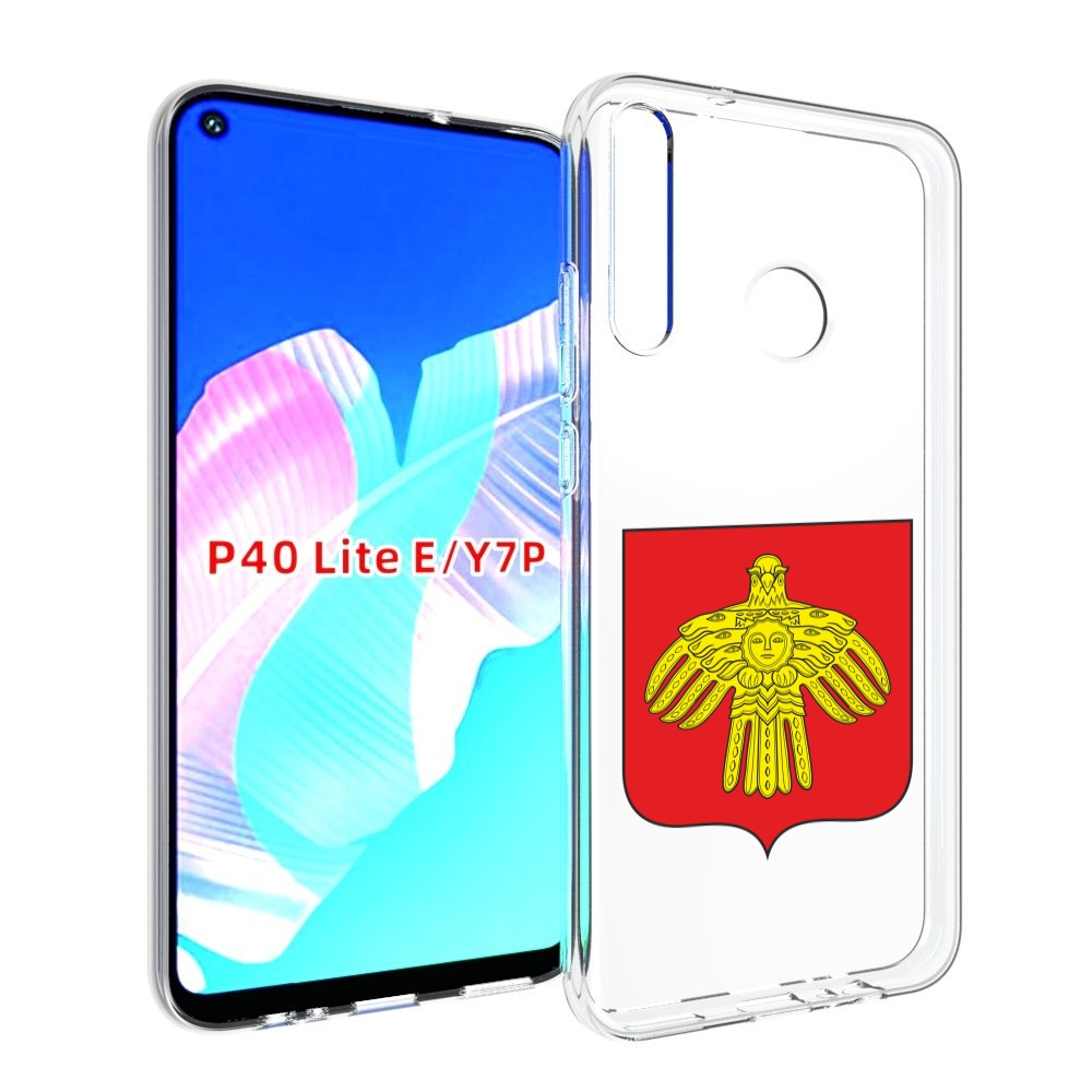 

Чехол бампер MyPads герб-коми-сыктывкар для Huawei P40 Lite E, Прозрачный, Tocco