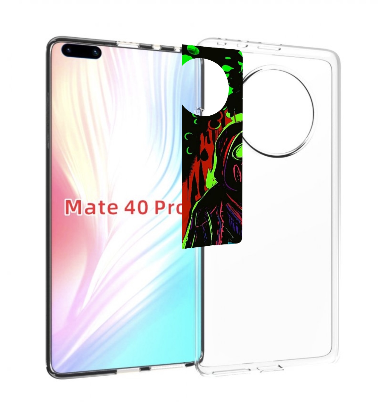 

Чехол MyPads мужчина в красках адидас для Huawei Mate 40 Pro (NOH-NX9), Прозрачный, Tocco