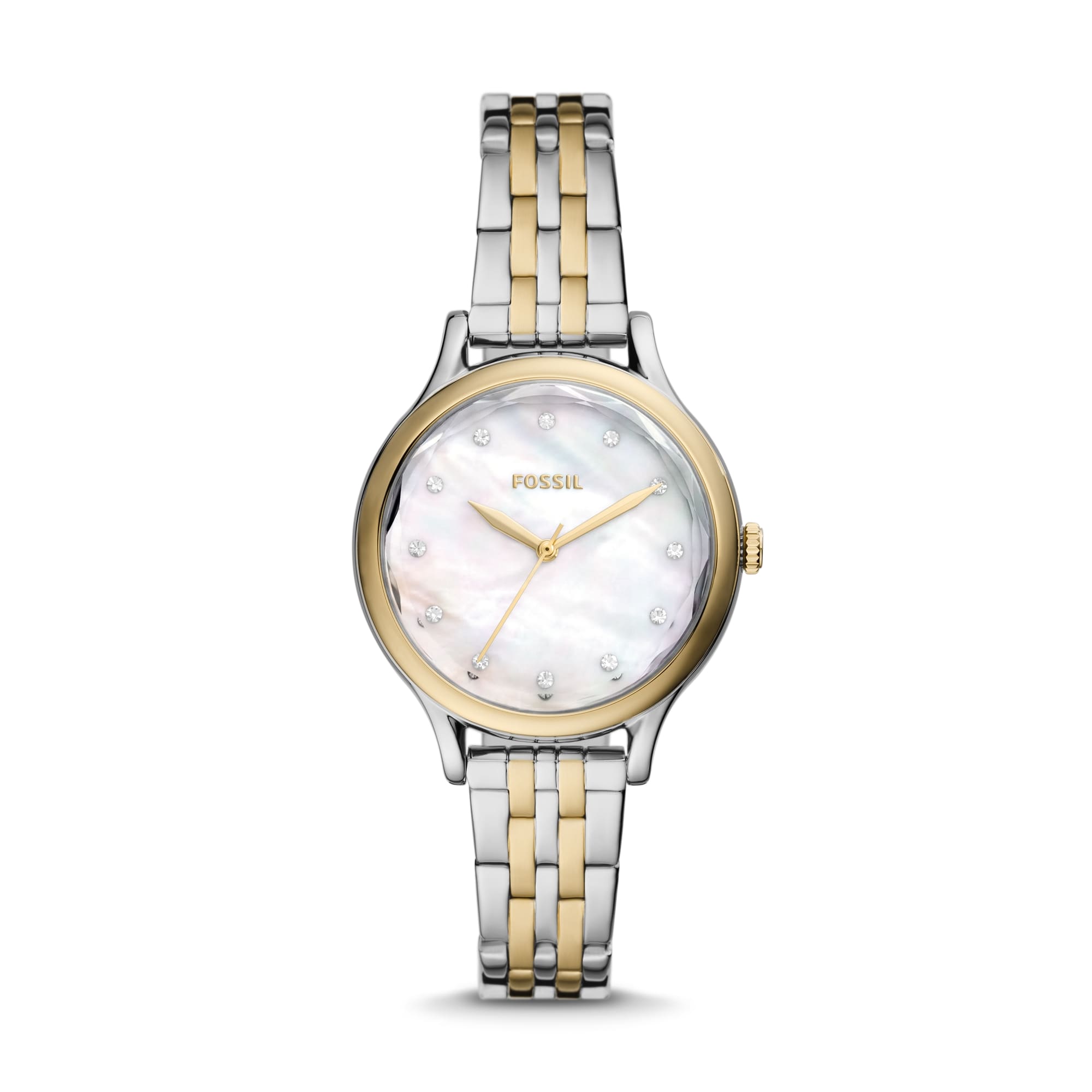 

Наручные часы женские Fossil BQ3864 серебристые/золотистые, BQ3864