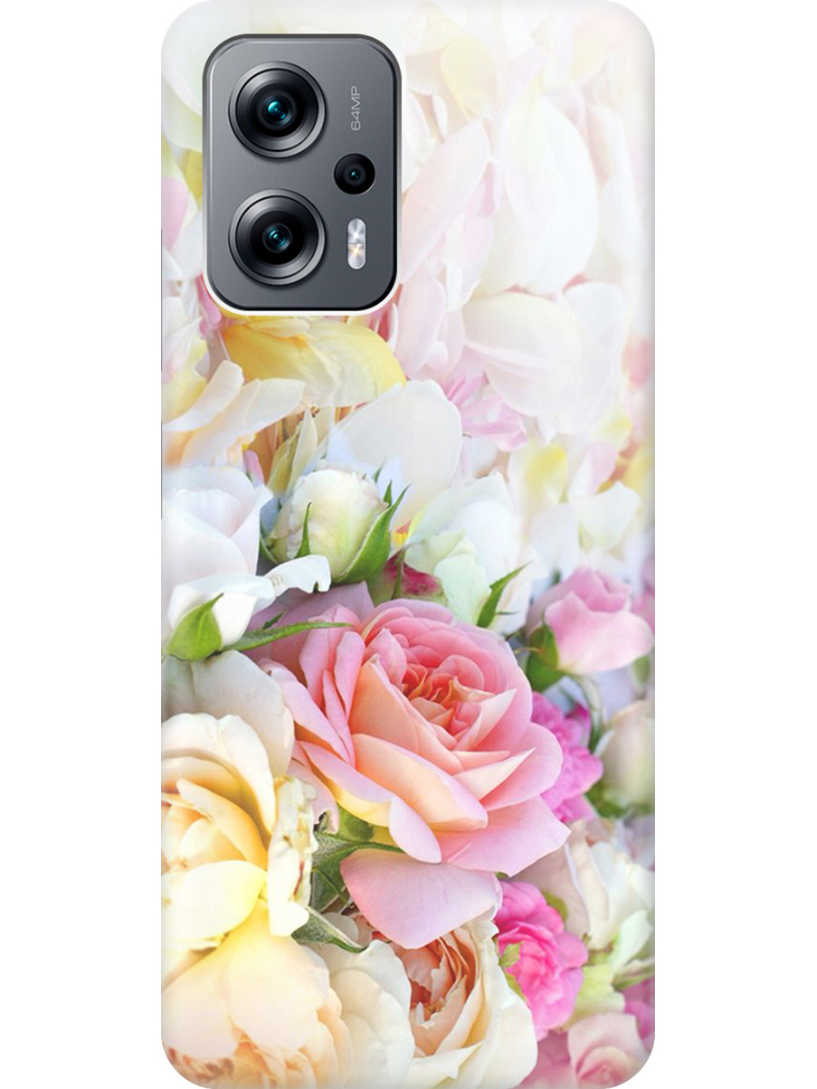 

Силиконовый чехол на Poco X4 GT, Xiaomi Redmi Note 11T Pro/11T Pro+ с принтом 960955, Прозрачный;белый;желтый;розовый, 740187721