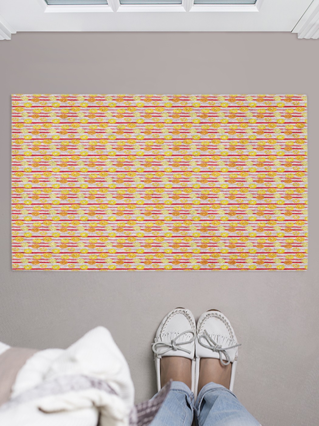 

Придверный коврик в прихожую для обуви, на резиновой основе, 75x45 см door_87398 JoyArty