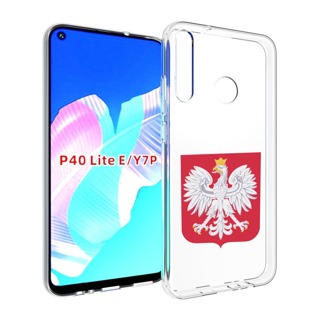 

Чехол бампер MyPads герб-польши для Huawei P40 Lite E, Прозрачный, Tocco