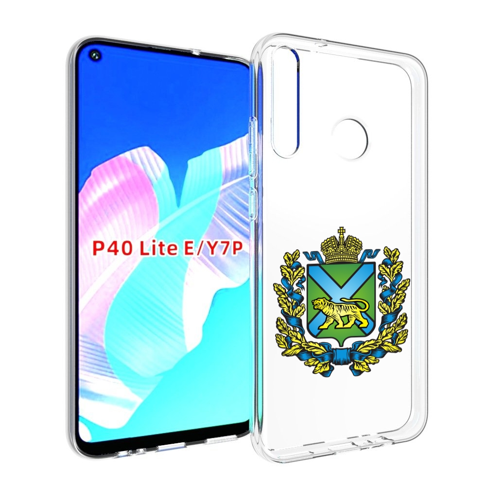 

Чехол бампер MyPads герб-приморскии-краи для Huawei P40 Lite E, Прозрачный, Tocco