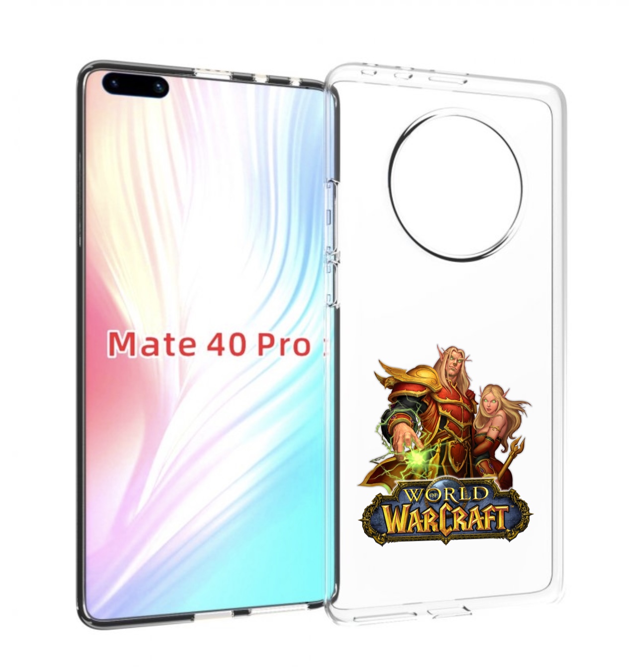 

Чехол MyPads варкрафт2 для Huawei Mate 40 Pro (NOH-NX9), Прозрачный, Tocco