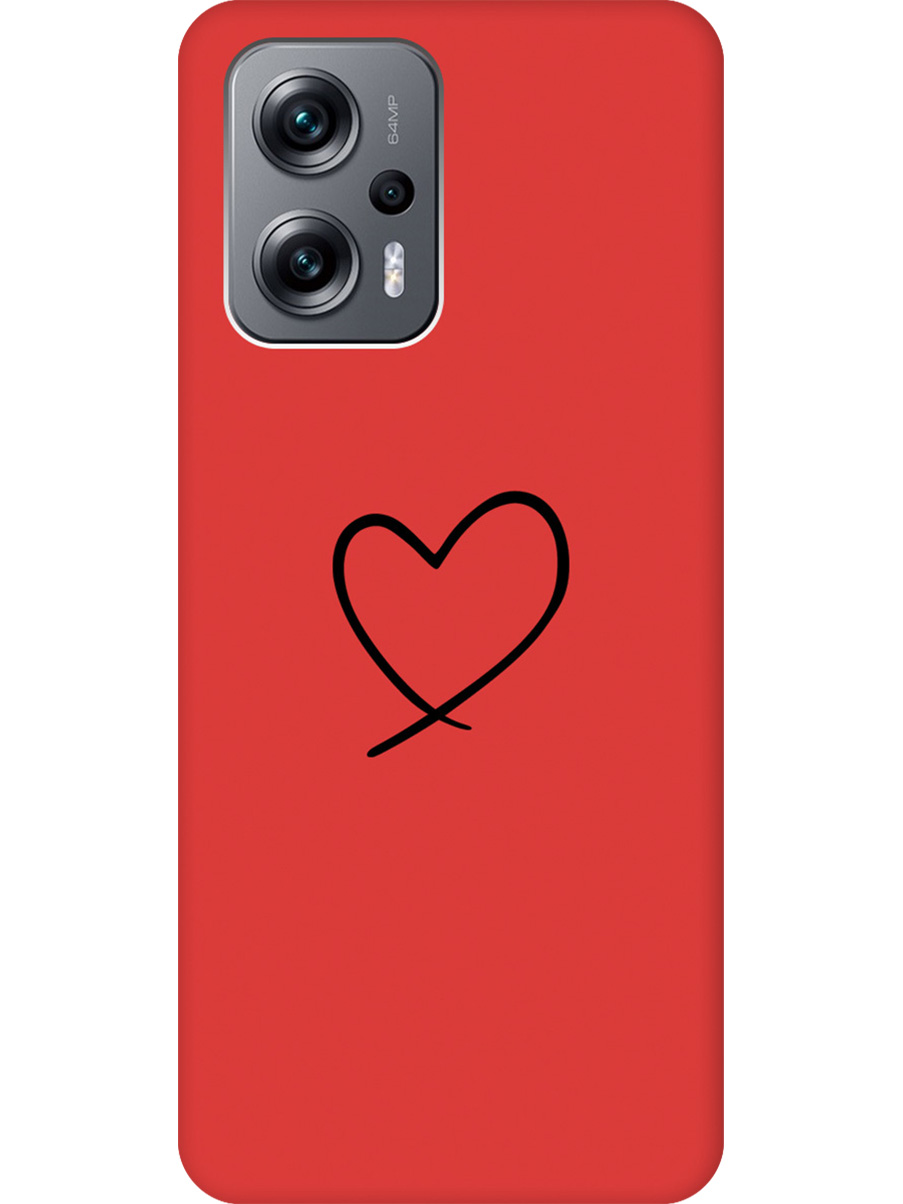 

Силиконовый чехол на Poco X4 GT, Xiaomi Redmi Note 11T Pro/11T Pro+ с принтом 953705, Красный;прозрачный;черный, 740187772