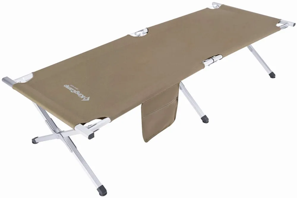 

3806A Armyman Camping Bed кровать скл. алюм (бежевый 190х63х42), 113842