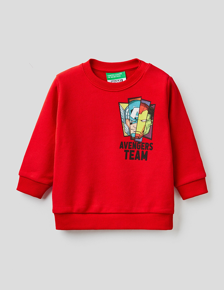

Свитшот для мальчиков Benetton цв. красный р.86, 21A_3J74C15EF