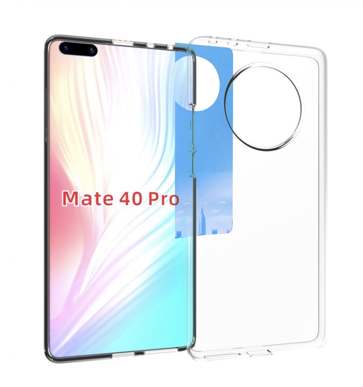 

Чехол MyPads один-дома-детский для Huawei Mate 40 Pro (NOH-NX9), Прозрачный, Tocco